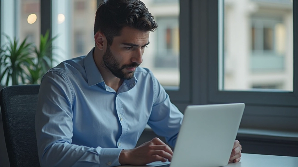 Professional analyst reviewing market data and trends on computer screens