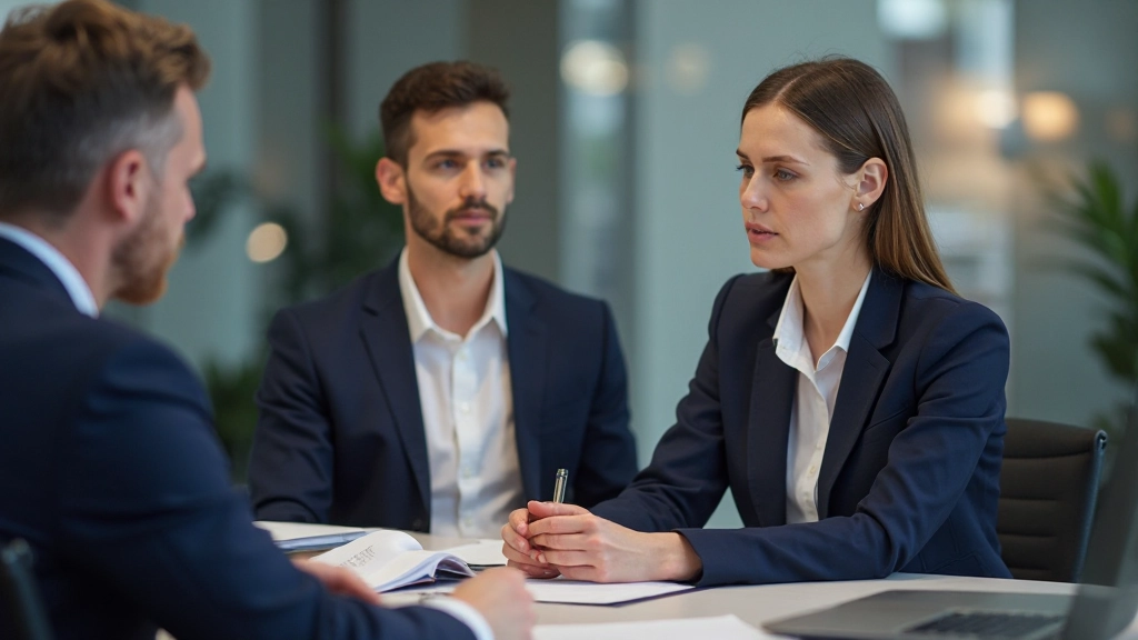 Professional financial advisor providing personalized investment guidance during client consultation meeting